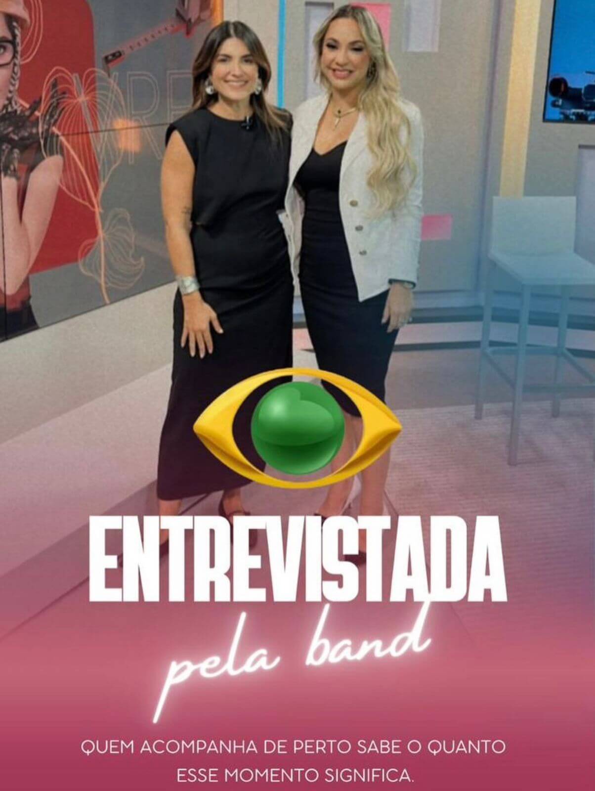 Irmã Tatyara entrevistada pela Band
